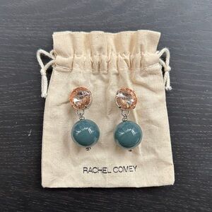 Rachel Comey Teal and Gold Earrings